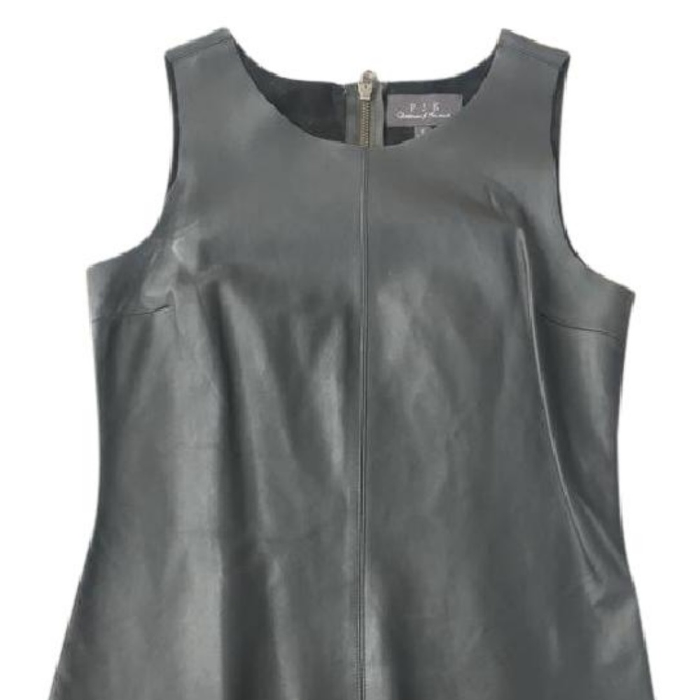 JK Patterson J. Kincaid  Black Leather top size S
